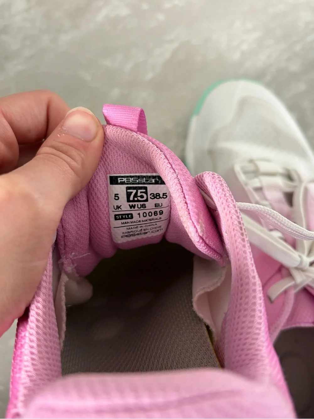 PB5Star Women's Pickleball Court Shoes, PB5 Court2 | Pink Multi- Women’s 7.5
